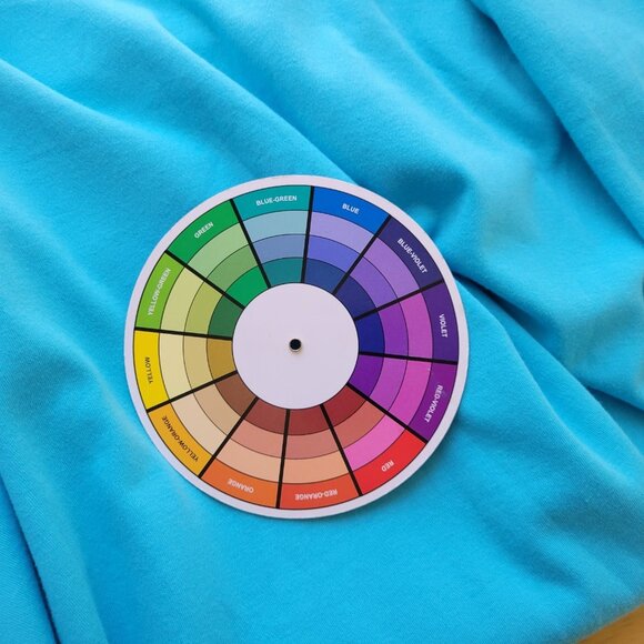 Quacker Factory Womens Top 3X Plus Tunic Roll Tab Sleeve Faux Pearls BLU206E - Picture 10 of 10